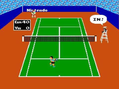 tennis video game